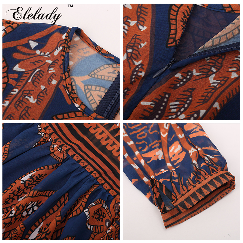 Southpire Bohemian Women Chiffon Long Dress Spring Summer Casual Beach Vestidos Female Elegant Party Dresses T200603