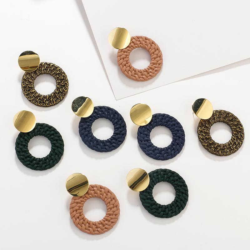 AENSOA Vintage Imitation Rattan Knit Resin Earrings For Women Alloy Head Round Hollow Geometric Earrings Fashion Party Jewelry
AENSOA Vintage Imitation Rattan Knit Resin Earrings For Women Alloy Head Round Hollow Geometric Earrings Fashion Party Jewelry