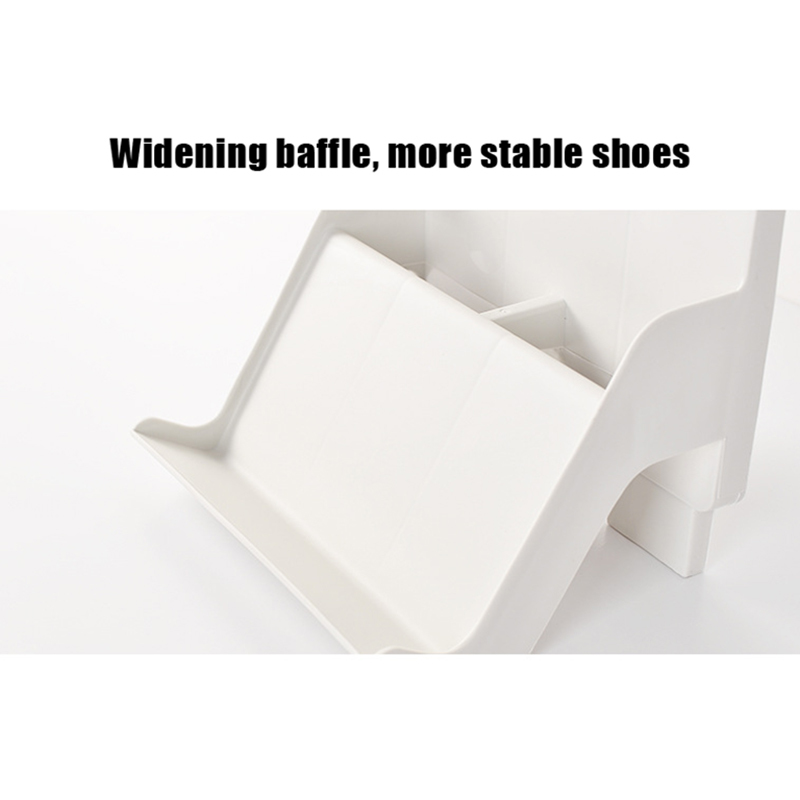 2pcs Nordic Style Shoe Rack Multilayer Assembly Vertical Dustproof Plastic Shoe Storage Shelf GQ999 LJ20112536267037465831