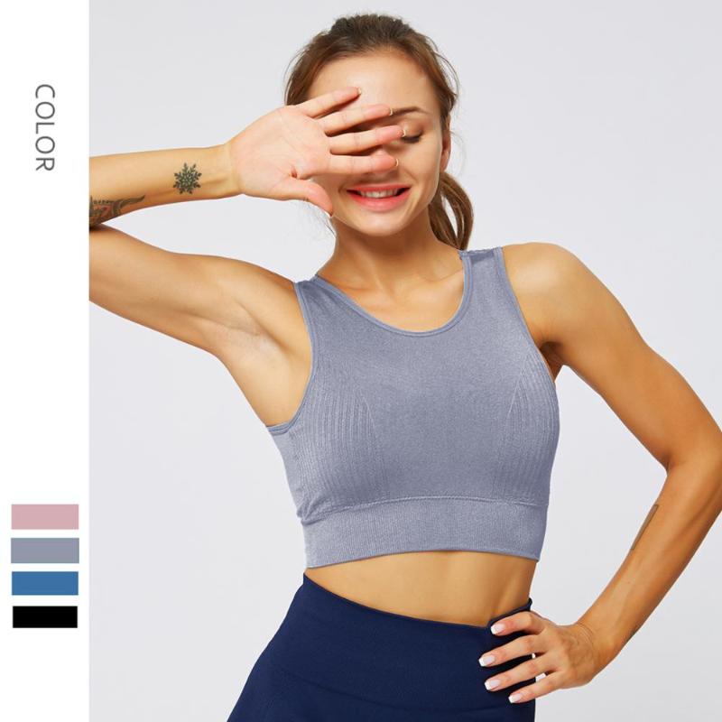 Fashion Women Gym For Fitness Running Exercise Top Workout Underwear Seamless Breathable Elastic Mesh Bra Girl Sexy Sports Vest, Black
Fashion Women Gym For Fitness Running Exercise Top Workout Underwear Seamless Breathable Elastic Mesh Bra Girl Sexy Sports Vest, Black