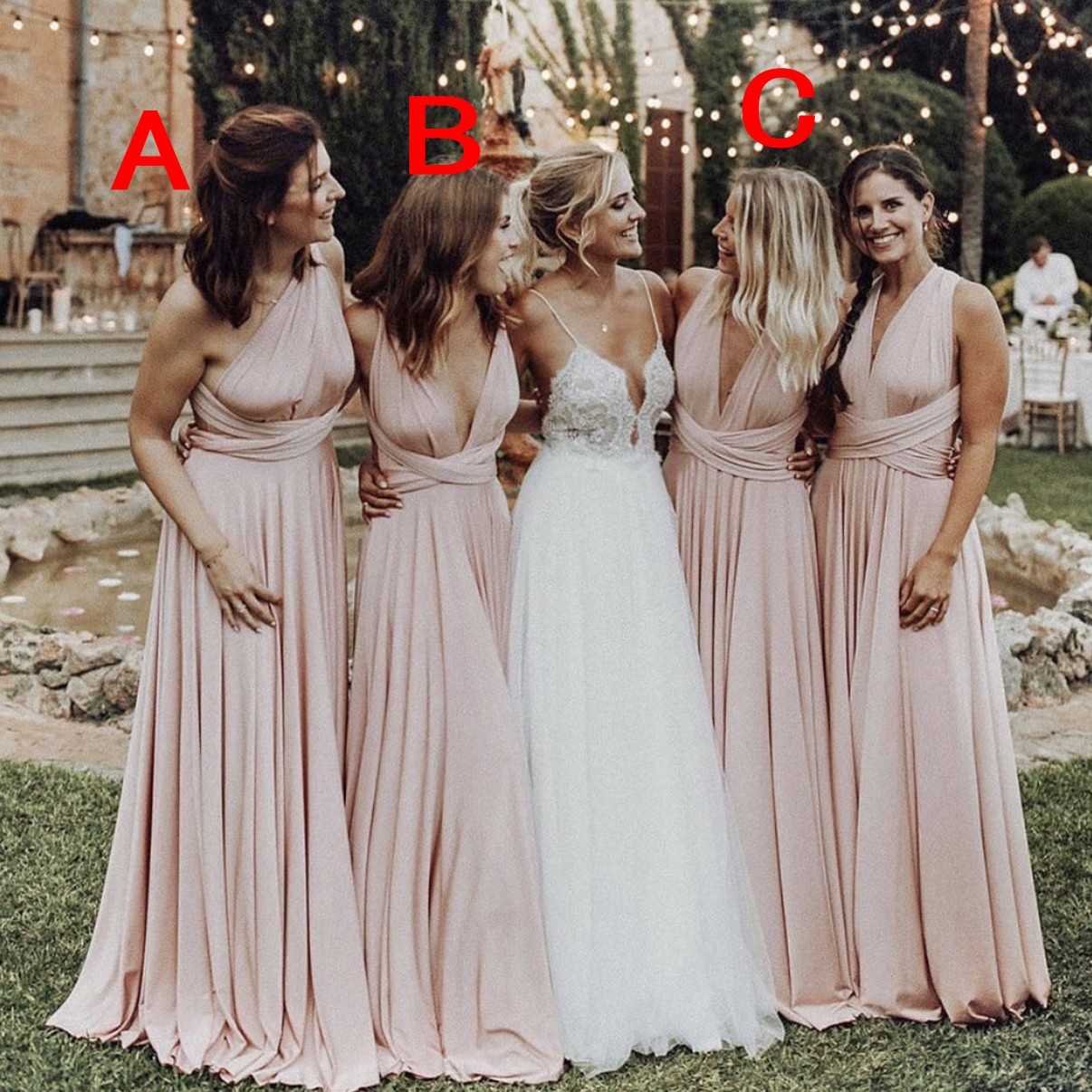 2021 Elegant Long Bridesmaid Dresses mixed orders Dubai Arabic Country Wedding Party Guest Maid of Honor Gowns Formal