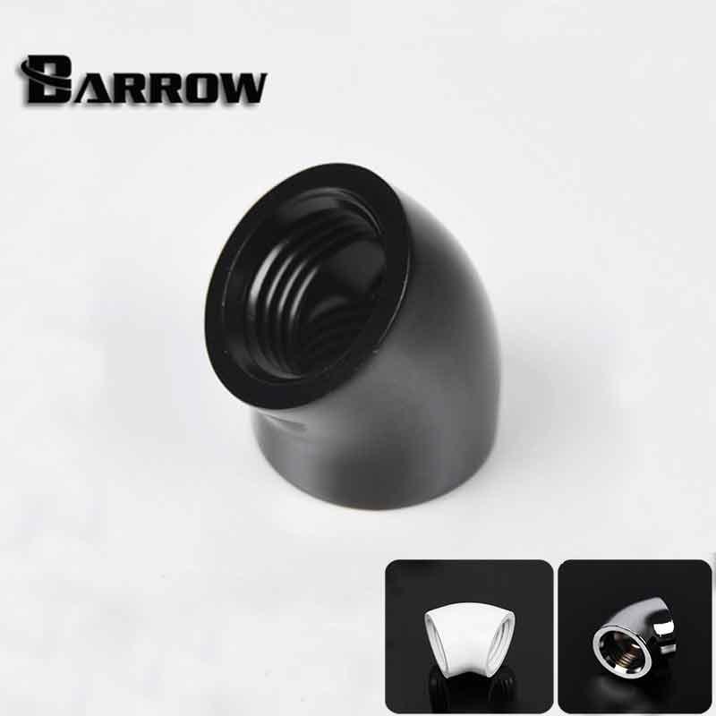 Barrow TDWT45SN TDWT90SN-V2,Reversing Fitting,45/90 Degree Female Adapter,Black/Silver/White/Gold,water cooler heatsink gadget1
Barrow TDWT45SN TDWT90SN-V2,Reversing Fitting,45/90 Degree Female Adapter,Black/Silver/White/Gold,water cooler heatsink gadget1