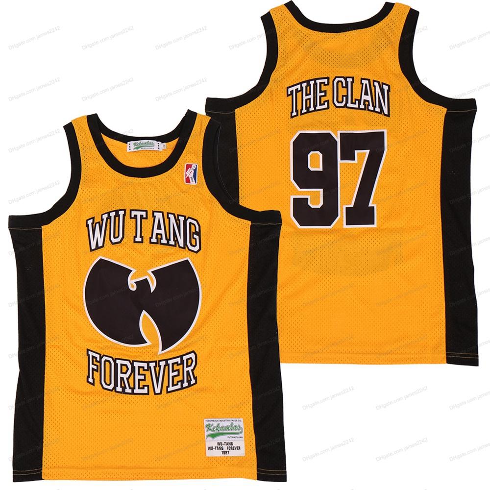 Cheap wholesale Wu Tang Forever #97 The Clan Basketball Jerseys Stitched Hip Hop Rap Shirts Mens Yellow Size S-3XL Free Shipping Top Quality
Cheap wholesale Wu Tang Forever #97 The Clan Basketball Jerseys Stitched Hip Hop Rap Shirts Mens Yellow Size S-3XL Free Shipping Top Quality