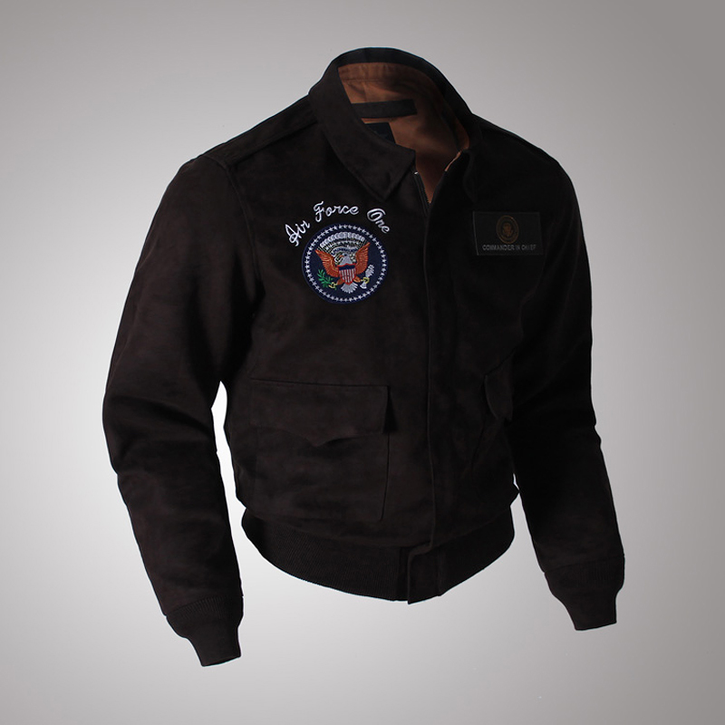 A-2 bomber vintage jackets eua male military air force short coat brown style 34HT, Flying tigers.
A-2 bomber vintage jackets eua male military air force short coat brown style 34HT, Flying tigers.
