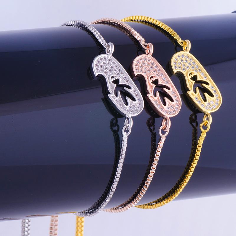 Fashion Jewelry Cute Zircon Human Beads Bracelets & Bangles Handmade Copper Micro Pave Square Chain Bracelet Women Diy Pulseras
Fashion Jewelry Cute Zircon Human Beads Bracelets & Bangles Handmade Copper Micro Pave Square Chain Bracelet Women Diy Pulseras
