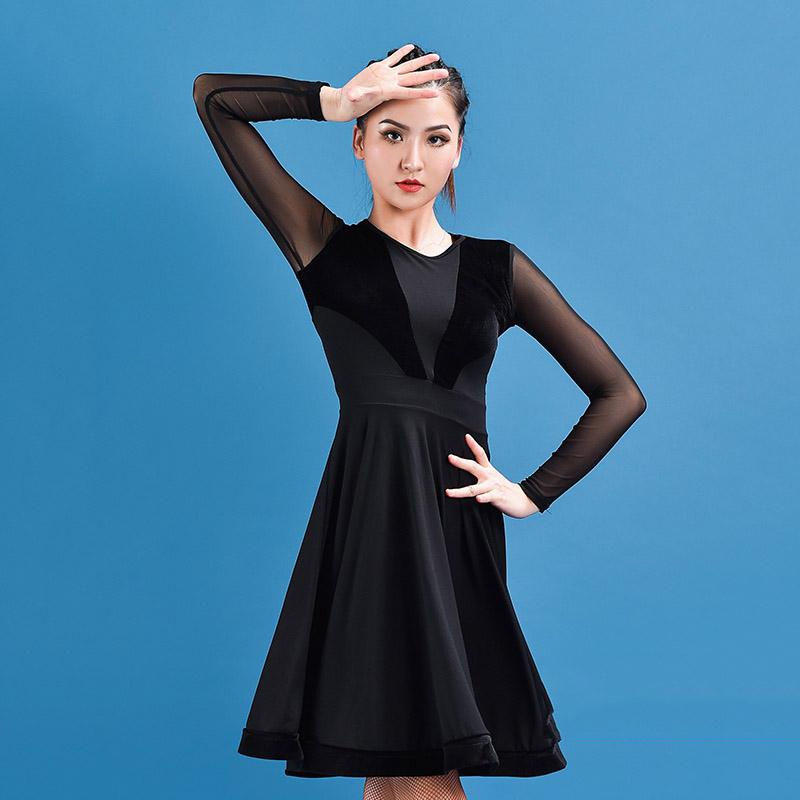 Latin Dance Dress Women Black Salsa Tango Ballroom Practice Dancing Wear Slim Samba Rumba Cha Cha Performance Clothes DC4271
Latin Dance Dress Women Black Salsa Tango Ballroom Practice Dancing Wear Slim Samba Rumba Cha Cha Performance Clothes DC4271