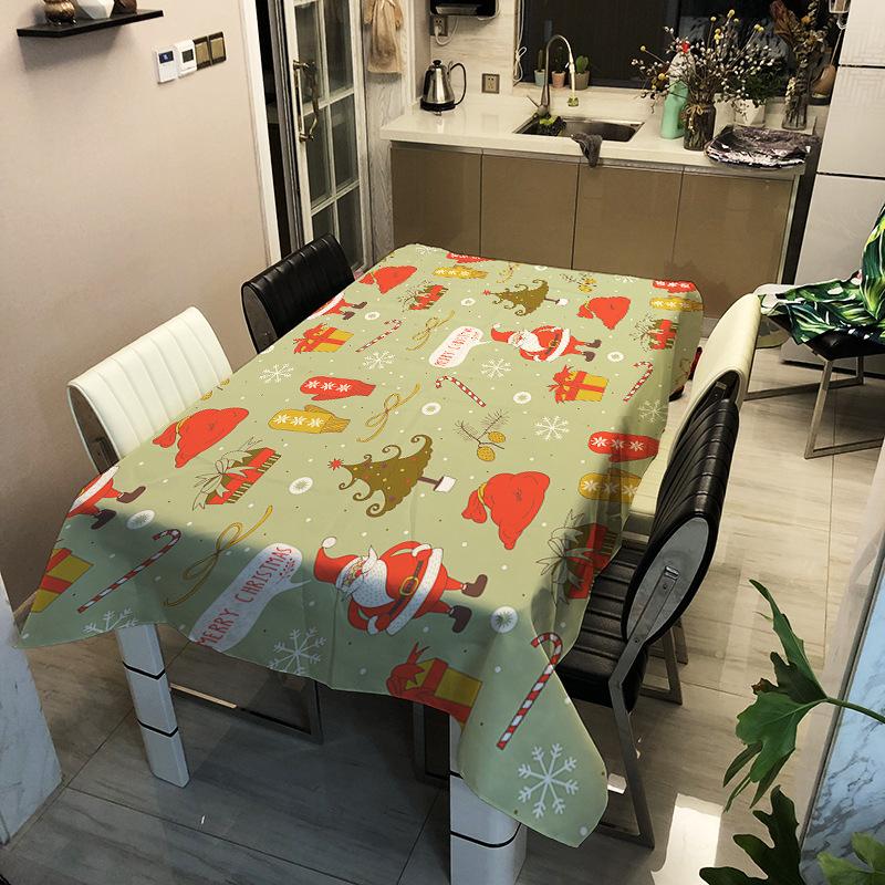 Happy Christmas Tablecloth Dining Table Small Round Table Tablecover Home Decorative Microwave Oven Cover 3D Printed Cover, No.1
Happy Christmas Tablecloth Dining Table Small Round Table Tablecover Home Decorative Microwave Oven Cover 3D Printed Cover, No.1