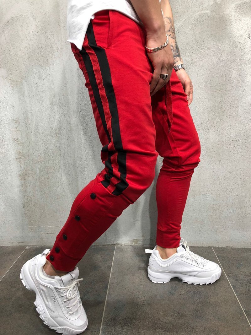 Mens Joggers Casual Fitness Men Sportswear Tracksuit Bottoms Skinny Sweatpants Trousers Black Gyms Jogger Track Pants 201218
