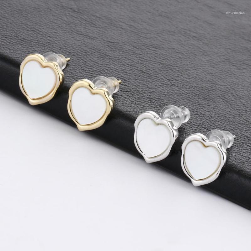 Sweet Love Heart Shell Stud Earrings for Women Ladies Gold Silver Color Earring Simple Minimalist Ear Studs Jewelry Accessories1
Sweet Love Heart Shell Stud Earrings for Women Ladies Gold Silver Color Earring Simple Minimalist Ear Studs Jewelry Accessories1