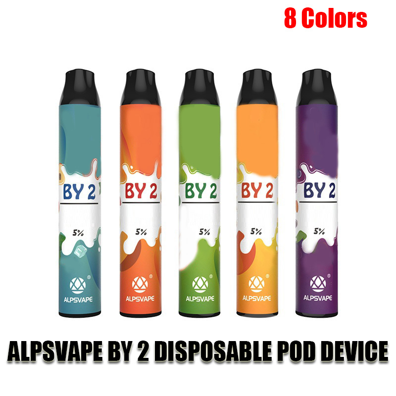 Original ALPSVAPE BY 2 DISPOSABLE POD DEVICE 2 IN 1 Kit 900mAh Battery Pre-filled 6ml Cartridges 1200 Puffs Kits Vape Empty Pen Authentic
Original ALPSVAPE BY 2 DISPOSABLE POD DEVICE 2 IN 1 Kit 900mAh Battery Pre-filled 6ml Cartridges 1200 Puffs Kits Vape Empty Pen Authentic