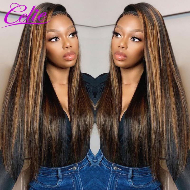 Straight Highlight Wig Colored Human Hair Wigs For Black Women 13X4 Straight Lace Front Wig Highlight Human Hair, As pic
Straight Highlight Wig Colored Human Hair Wigs For Black Women 13X4 Straight Lace Front Wig Highlight Human Hair, As pic