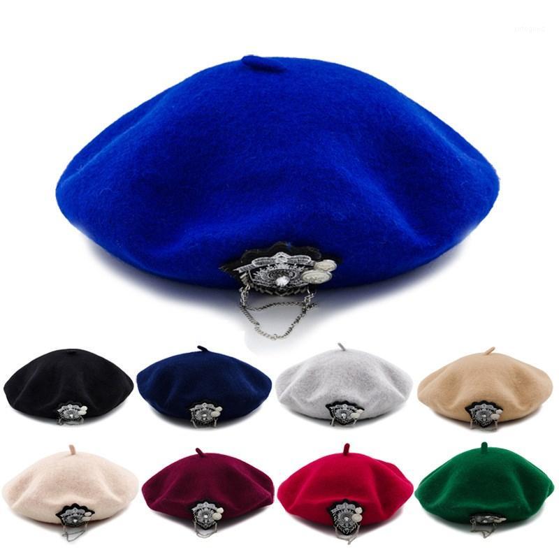 Berets Beret Hat Women Wool Solid Color Medal Decoration Retro Plain Warm Elegant Ladies Winter1, 01
Berets Beret Hat Women Wool Solid Color Medal Decoration Retro Plain Warm Elegant Ladies Winter1, 01
