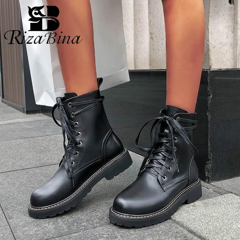 RIZABINA Real Leather Women Boots Cross Strap Winter Shoes Women New Style Ankle Boots Office Lady Street Footwear Size 34-421, Black
RIZABINA Real Leather Women Boots Cross Strap Winter Shoes Women New Style Ankle Boots Office Lady Street Footwear Size 34-421, Black