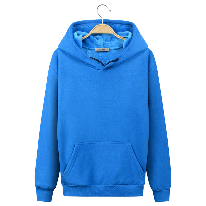 New autumn and winter Korean blank hooded sweater college style plus velvet cotton sweater jacket, Black
New autumn and winter Korean blank hooded sweater college style plus velvet cotton sweater jacket, Black