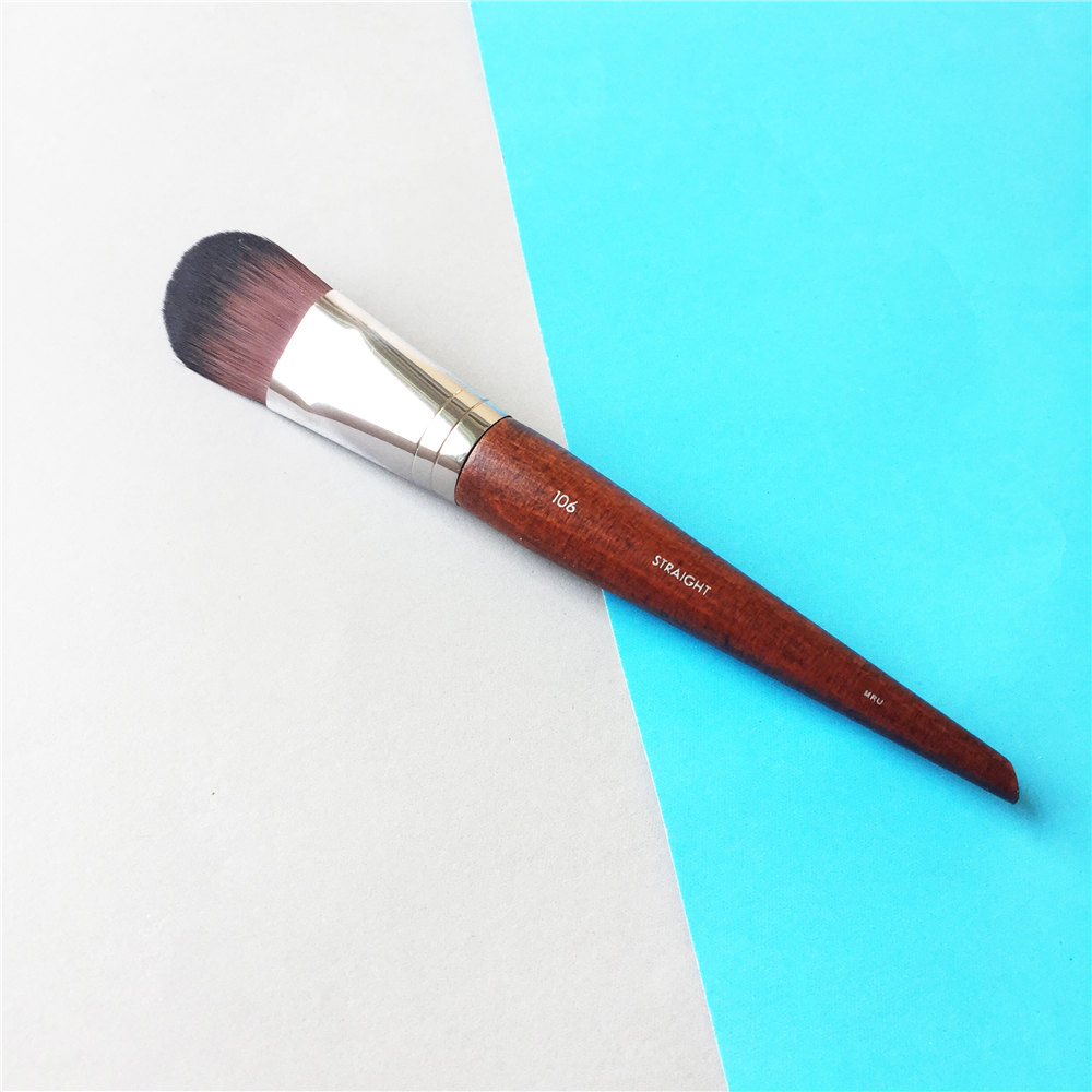MEDIUM FOUNDATION BRUSH 106 Daily-Use Flat Cream Liquid Foundation Makeup Cosmetics Beauty Brush Tool z2505270QR9