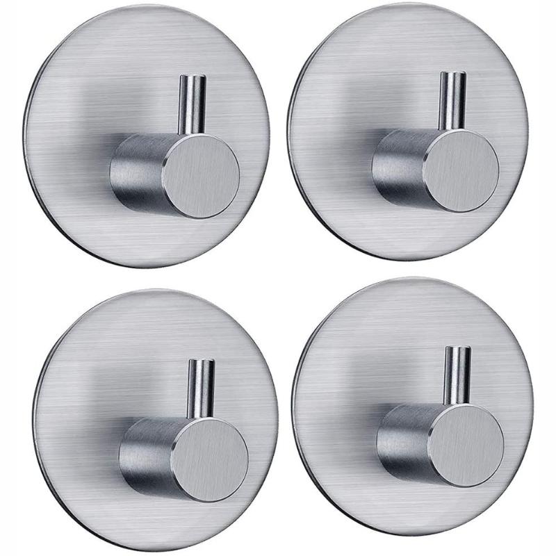 12Pcs Heavy Duty Adhesive Hooks Wall Hangers Waterproof Stainless Steel Towel for Hanging Kitchen Bathroom Home Stick on
12Pcs Heavy Duty Adhesive Hooks Wall Hangers Waterproof Stainless Steel Towel for Hanging Kitchen Bathroom Home Stick on