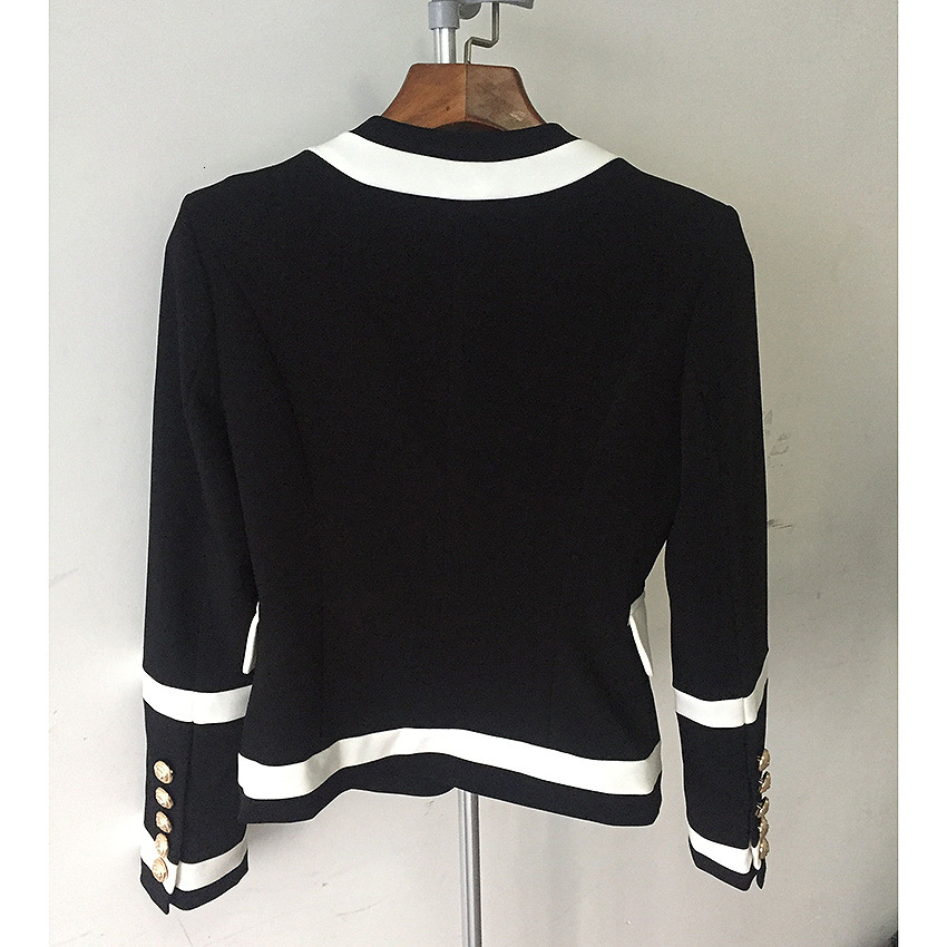 New 2021 Female Designer Double-sided Metal Breasted Classic Outerwear European Coats Lady's Party Clothes Tjze, Black
New 2021 Female Designer Double-sided Metal Breasted Classic Outerwear European Coats Lady's Party Clothes Tjze, Black