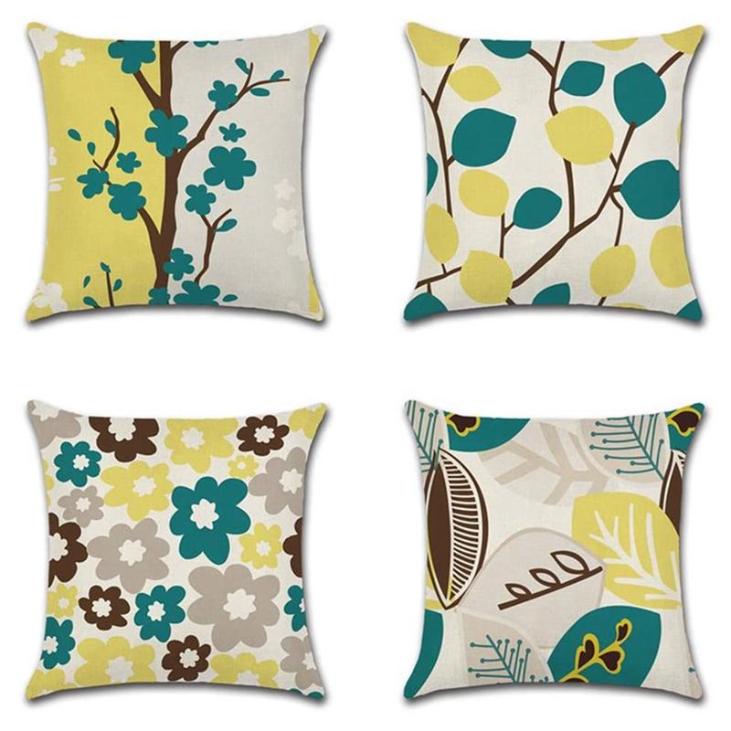 Cushion Covers 45X45cm Pack of Home Decorative Pillowcase Square Pillow Cover for Office Car Seat Sofa Decor Pillow Case, As shown
Cushion Covers 45X45cm Pack of Home Decorative Pillowcase Square Pillow Cover for Office Car Seat Sofa Decor Pillow Case, As shown