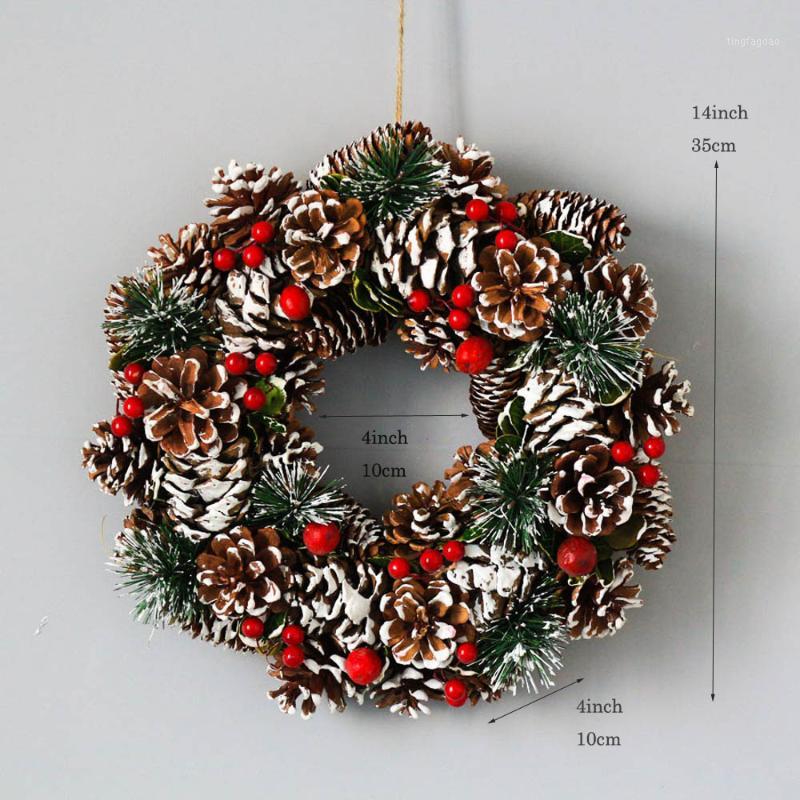 Natural Handmade Xmas Home Decoration Winter Christmas Tree Wreath Door Rustic Natal Festival Party Garland Red Berry Wreaths1, As photo
Natural Handmade Xmas Home Decoration Winter Christmas Tree Wreath Door Rustic Natal Festival Party Garland Red Berry Wreaths1, As photo