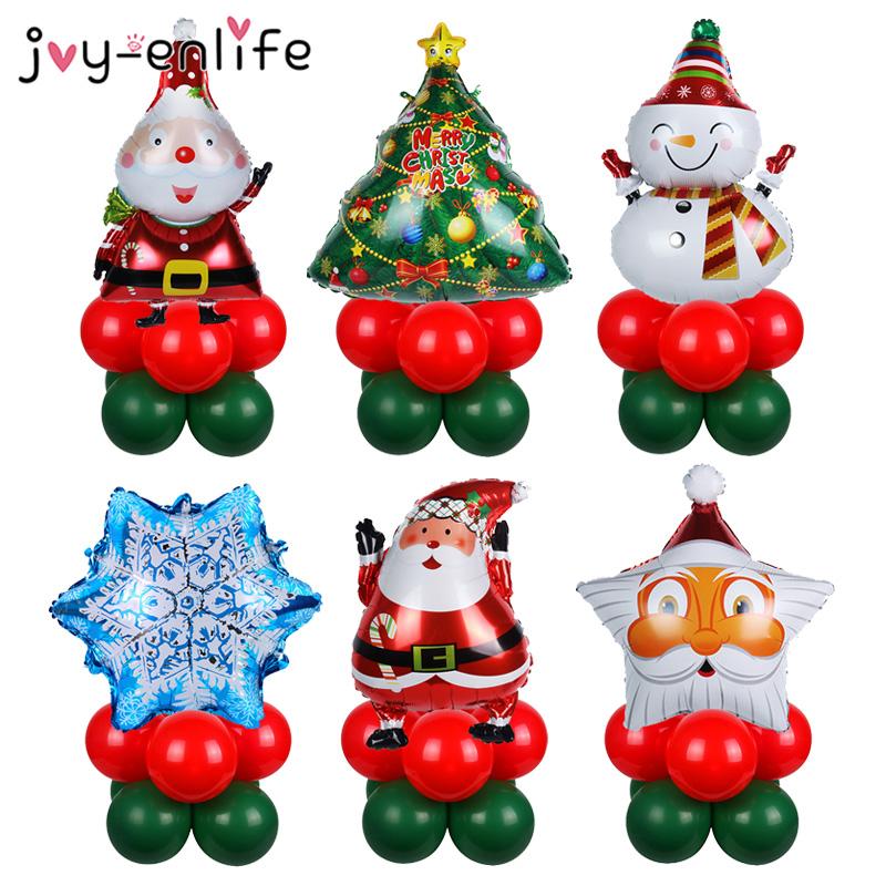 1set Christmas Balloons Stand Santa Claus Snowman Bell Foil Tree Globos Christmas Decoration Xmas Ornament Natal New Year 2020
1set Christmas Balloons Stand Santa Claus Snowman Bell Foil Tree Globos Christmas Decoration Xmas Ornament Natal New Year 2020