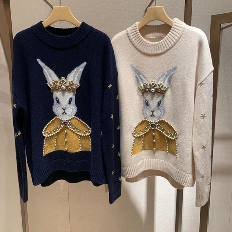 1210 2021 Spring Free Shipping Sweater Long Sleeve High Quality Beads Crew Neck Embroidery Prom Fashion Luxury Womens Clothes QIAN, Black
1210 2021 Spring Free Shipping Sweater Long Sleeve High Quality Beads Crew Neck Embroidery Prom Fashion Luxury Womens Clothes QIAN, Black