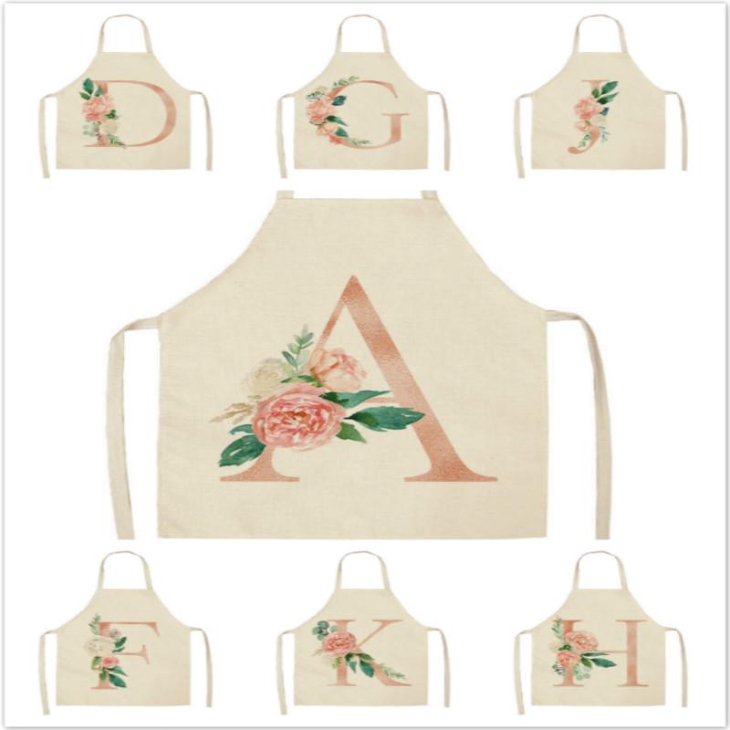 Flower Letter Alphabet Pattern Kitchen Apron For Woman Sleeveless Cotton Linen Aprons Cooking Home Cleaning Tools 2 Size
Flower Letter Alphabet Pattern Kitchen Apron For Woman Sleeveless Cotton Linen Aprons Cooking Home Cleaning Tools 2 Size