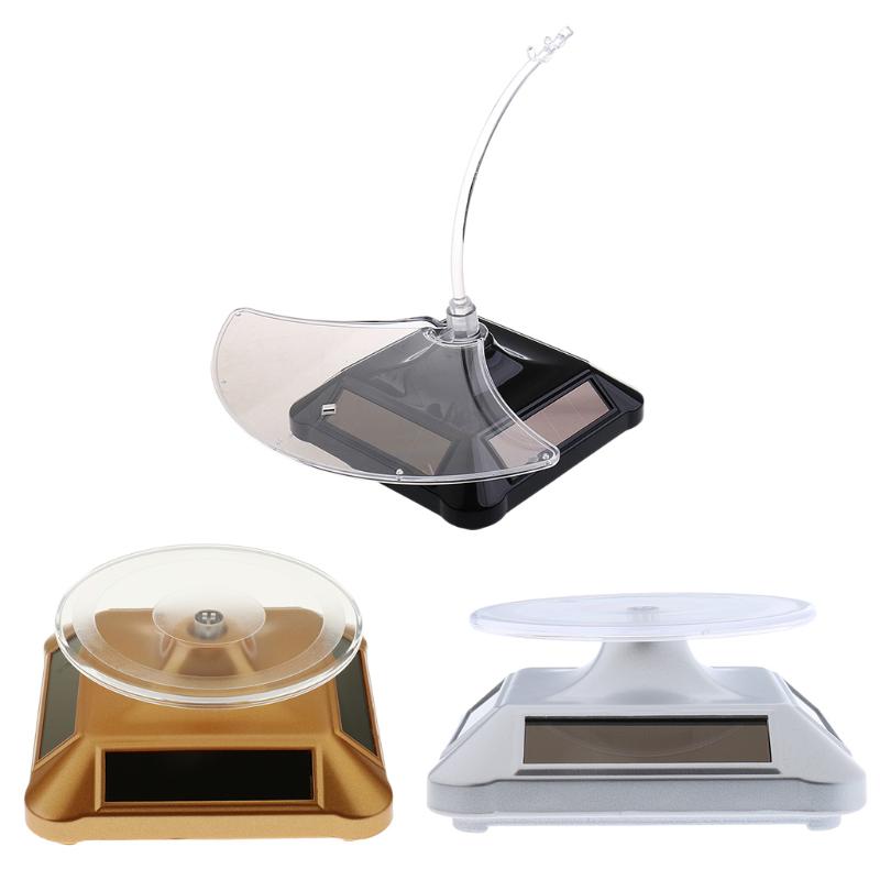 Solar Power 360 Degree Rotating Jewellery Ring Watch Display Stand Turntable for Retail
Solar Power 360 Degree Rotating Jewellery Ring Watch Display Stand Turntable for Retail