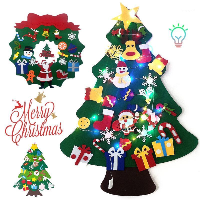 30 LED Colorful Lights DIY Felt Christmas Tree Decor Santa Claus Kids Toys 2021 New Year Gifts Xmas Hanging Ornaments Tree1
30 LED Colorful Lights DIY Felt Christmas Tree Decor Santa Claus Kids Toys 2021 New Year Gifts Xmas Hanging Ornaments Tree1