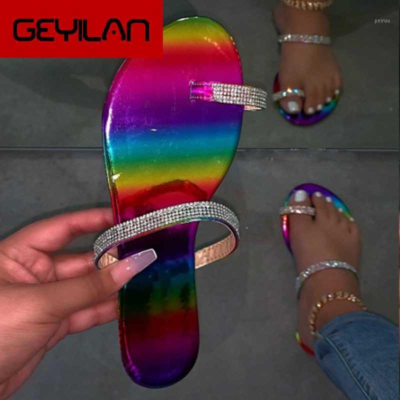 Summer Women's Slippers Woman Bling Crystal Clip Toe Women Casual Flat Flip Flops Ladies Thong Beach Shoes Female Slides1, Rainbow
Summer Women's Slippers Woman Bling Crystal Clip Toe Women Casual Flat Flip Flops Ladies Thong Beach Shoes Female Slides1, Rainbow