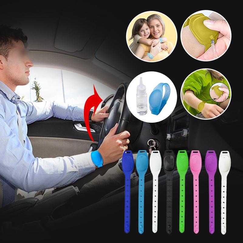 1pcs Wristband Hand Sanitizer Dispenser Wristbands Hand Dispenser Pumps Disinfectant Silicone Bracelet Distributor
1pcs Wristband Hand Sanitizer Dispenser Wristbands Hand Dispenser Pumps Disinfectant Silicone Bracelet Distributor