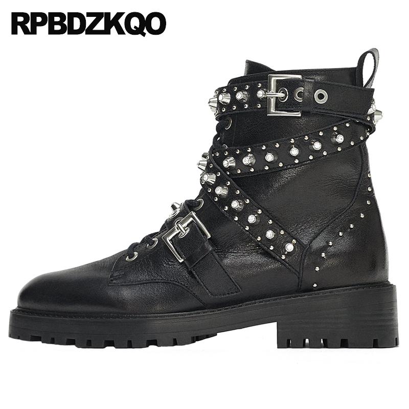 plus size combat women 4 front lace up casual ankle boots autumn studded stud rivet rhinestone british big shoes chunky, Black
plus size combat women 4 front lace up casual ankle boots autumn studded stud rivet rhinestone british big shoes chunky, Black