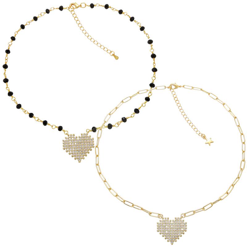 ZHUKOU 1 piece CZ crystal gold color necklace for women 2020 NEW heart Choker for party Jewelry VL79
ZHUKOU 1 piece CZ crystal gold color necklace for women 2020 NEW heart Choker for party Jewelry VL79
