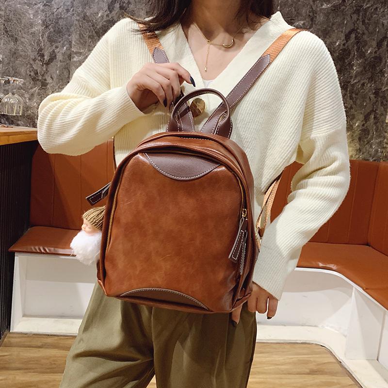 2021 New Backpack Female Retro College Style College Student Schoolbag Simple Class Campus Wild Backpack, Beige
2021 New Backpack Female Retro College Style College Student Schoolbag Simple Class Campus Wild Backpack, Beige