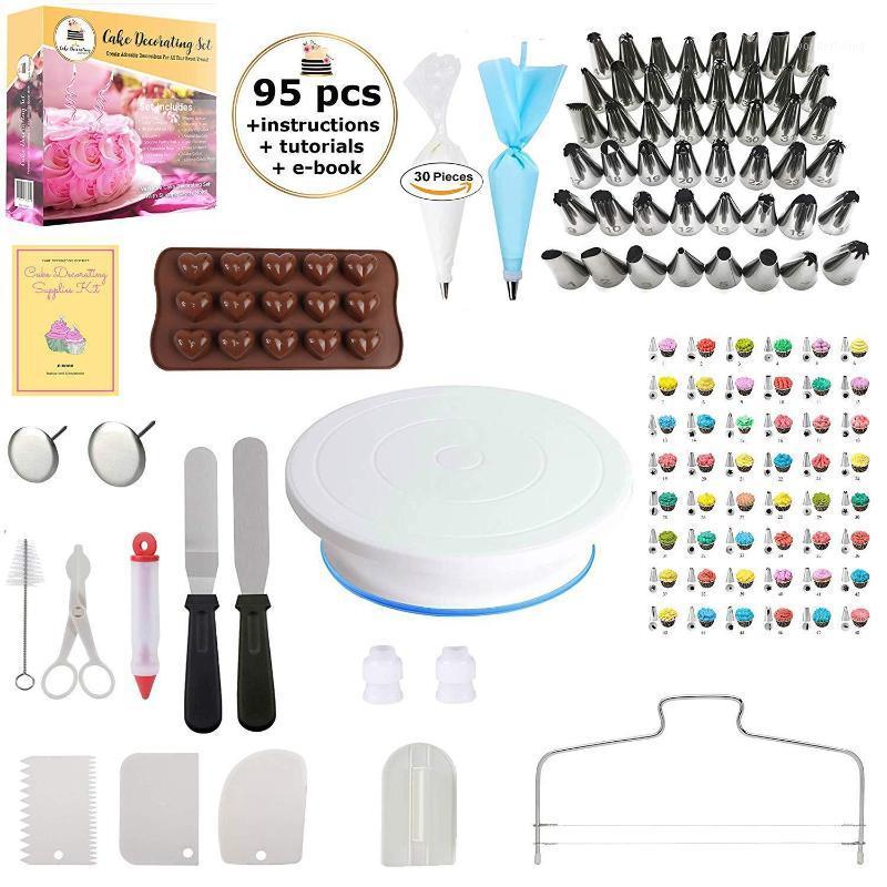 95 pcs Set Pastry Tools Accessories 15 Heart Silicone Mold Non-slip Cake Turntable 48 Nozzle Reusable Pastry Bag Cream Spatula1
95 pcs Set Pastry Tools Accessories 15 Heart Silicone Mold Non-slip Cake Turntable 48 Nozzle Reusable Pastry Bag Cream Spatula1