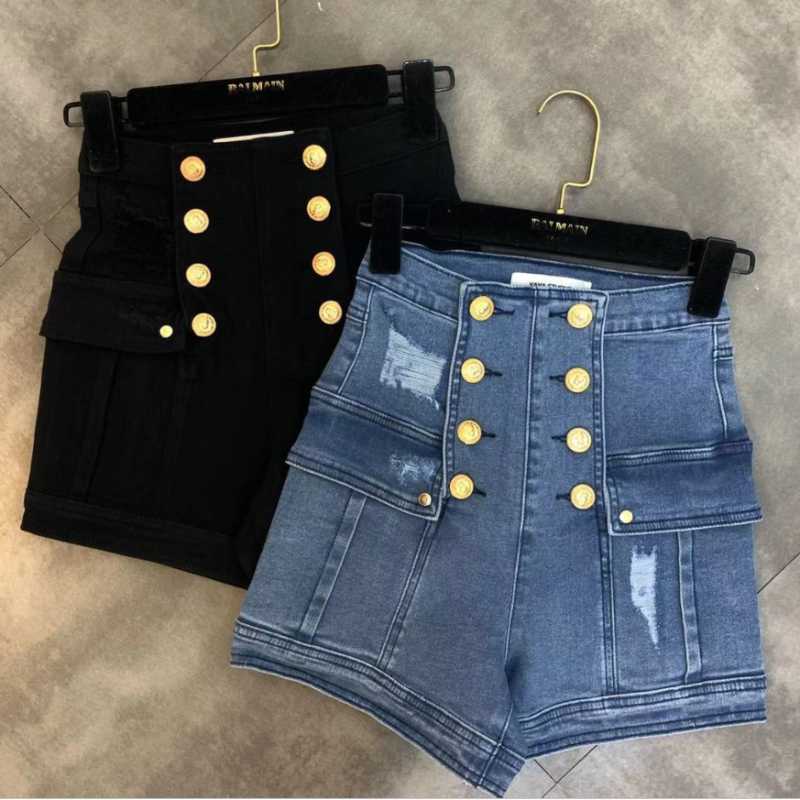 2021 summer fashion double breasted denim shorts women high waist wide leg jeans shorts, Black
2021 summer fashion double breasted denim shorts women high waist wide leg jeans shorts, Black