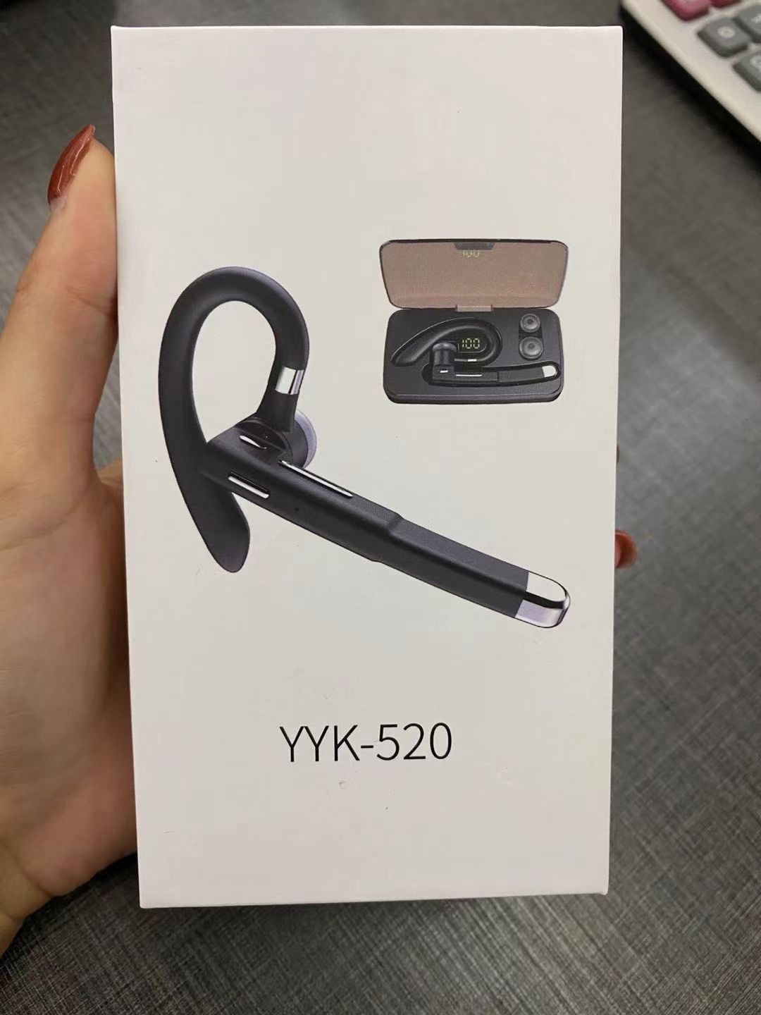 Newest YYK-520 Bluetooth Headset Wireless Bluetooth Earphone Earbuds Stereo HD Mic Handsfree Business Headset V8 V9 Sport for smart phone PC, Black
Newest YYK-520 Bluetooth Headset Wireless Bluetooth Earphone Earbuds Stereo HD Mic Handsfree Business Headset V8 V9 Sport for smart phone PC, Black