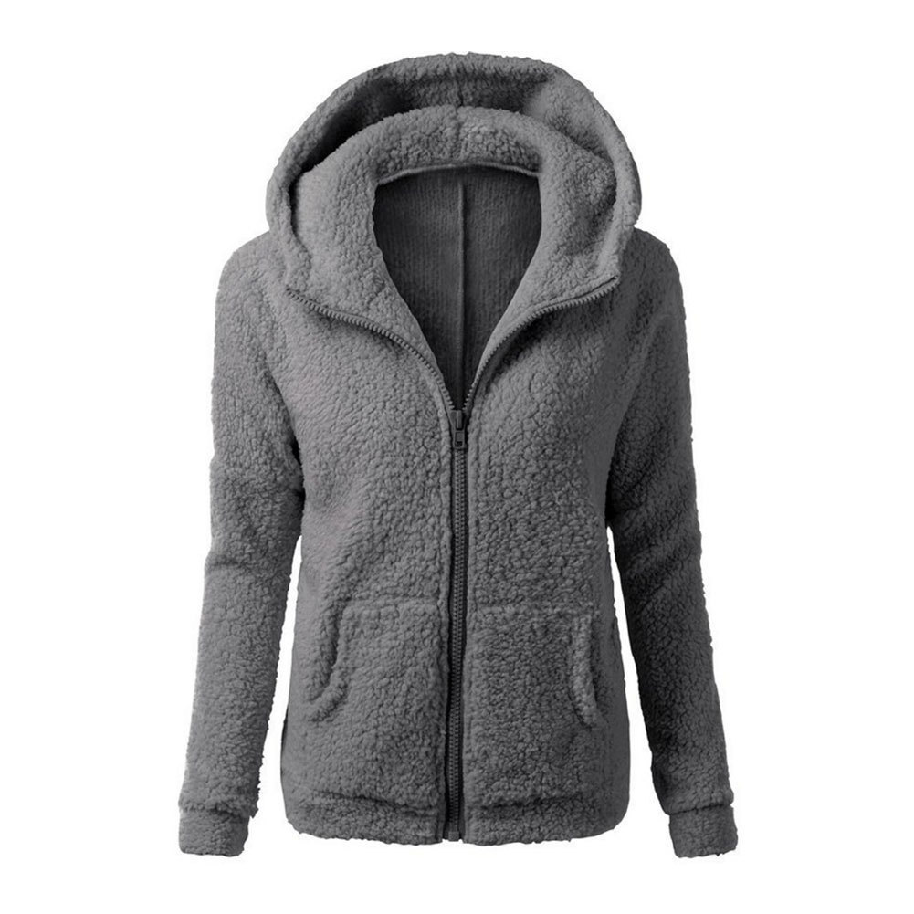 Winter Women Thicken Fleece Fur Warm Winter Coat Hooded Parka Overcoat Jacket Outwear New Arrival T200114