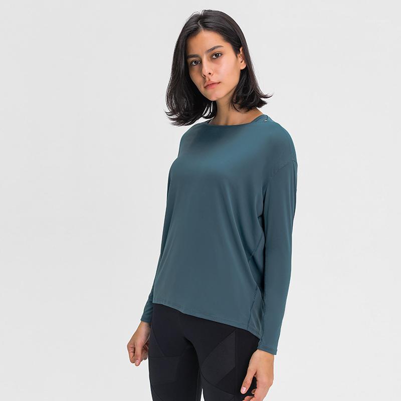 autumn winter yoga tops women new seamless loose long sleeve shirt breathable fitness sports top women Gym1, Yellow
autumn winter yoga tops women new seamless loose long sleeve shirt breathable fitness sports top women Gym1, Yellow