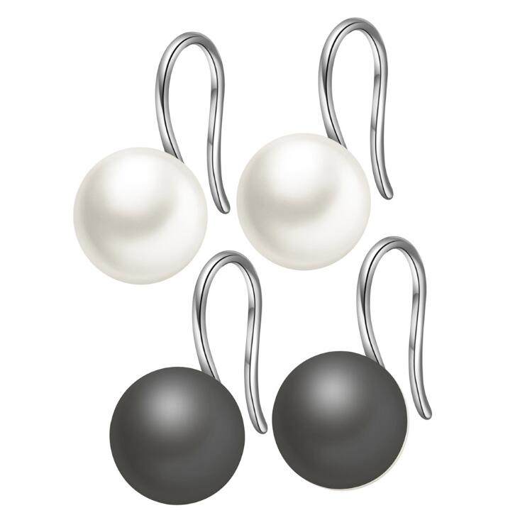 Fashion White & Black Ceramic Beads Earring With Stainless Steel Hook For Women Ladies' Hook Earrings
Fashion White & Black Ceramic Beads Earring With Stainless Steel Hook For Women Ladies' Hook Earrings