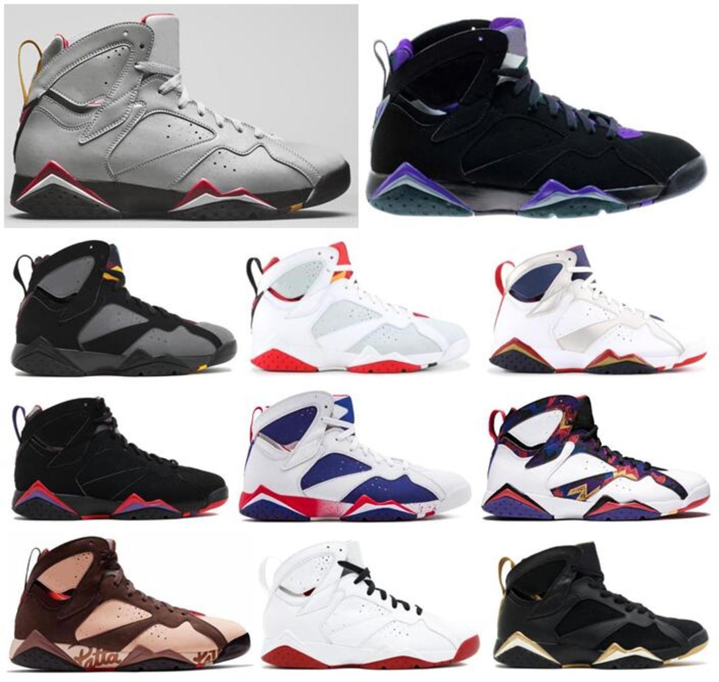 7 Champion Hare Ray Allen Purple Bordeaux Raptor Shoes Men 7s GMP Olympic Pure Money History Of Flight Sweater Sneaker With Box
7 Champion Hare Ray Allen Purple Bordeaux Raptor Shoes Men 7s GMP Olympic Pure Money History Of Flight Sweater Sneaker With Box