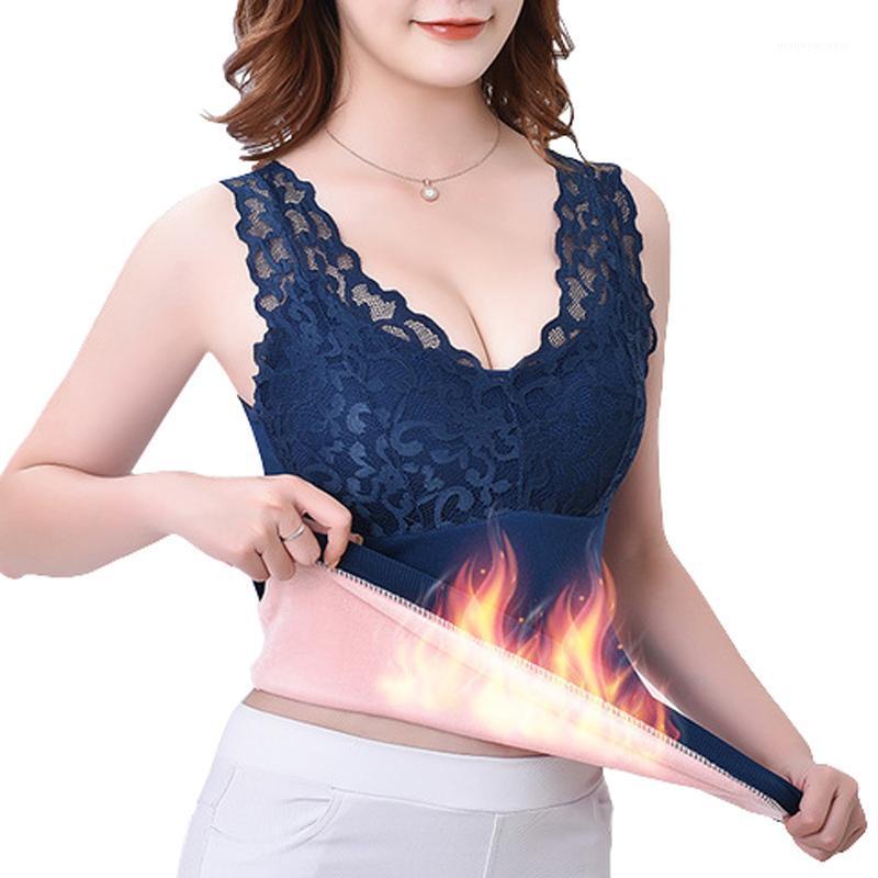 Elifashion Lace Sexy V-neck Warm Vest Women Plus Velvet Thickening With Bra Base Underwear1
Elifashion Lace Sexy V-neck Warm Vest Women Plus Velvet Thickening With Bra Base Underwear1