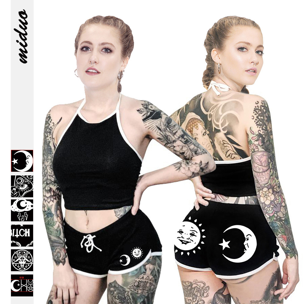Women Designer Clothing Summer Two-piece Sun Moon Hot Stamping Casual Pants Printed Vest Fashion Suit The New Arrivals Listing 2020, Mix or message #1
Women Designer Clothing Summer Two-piece Sun Moon Hot Stamping Casual Pants Printed Vest Fashion Suit The New Arrivals Listing 2020, Mix or message #1