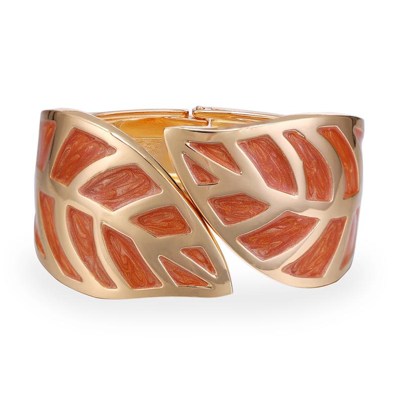 Dripping Oil Metal Leaf Shape Bracelets & Bangles For Women Femme Adjustable Opening Pulseira Feminina
Dripping Oil Metal Leaf Shape Bracelets & Bangles For Women Femme Adjustable Opening Pulseira Feminina