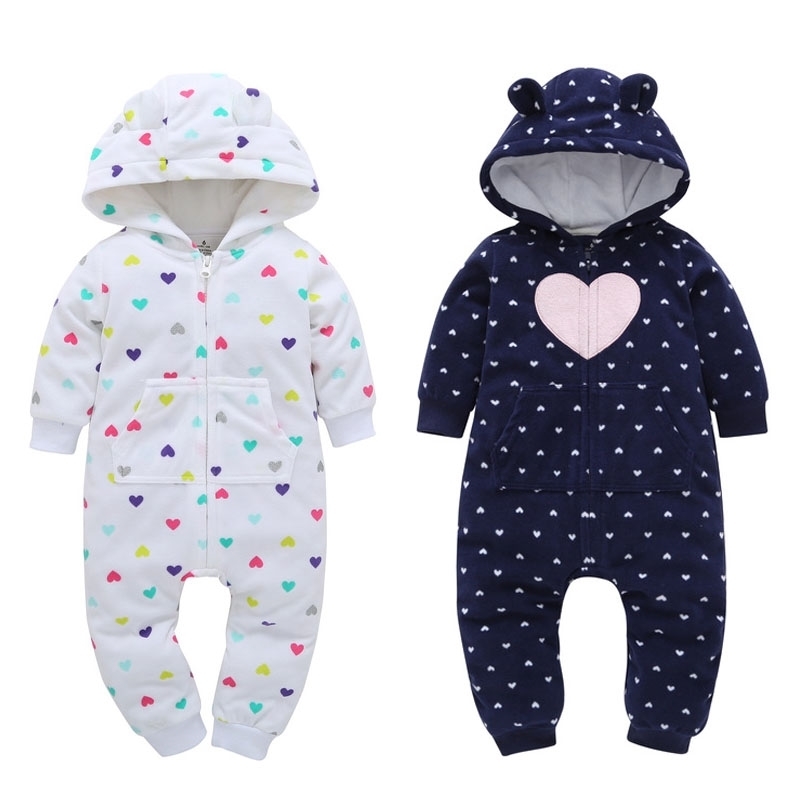 New Baby rompers Clothes Winter Boy Girl Garment Thicken Warm Comfortable Cotton kids clothing Roupas de bebe costume 201028