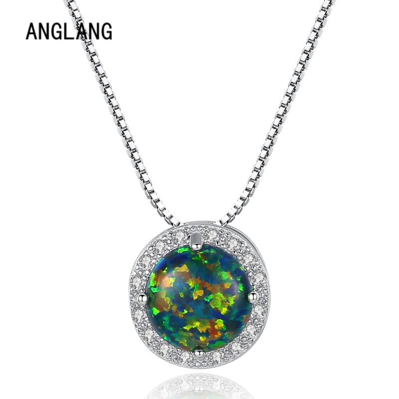 Pendant Necklaces Arrivals S925 Full Body Sterling Silver Necklace Multicolor Round Opal Fashion Aobao
Pendant Necklaces Arrivals S925 Full Body Sterling Silver Necklace Multicolor Round Opal Fashion Aobao