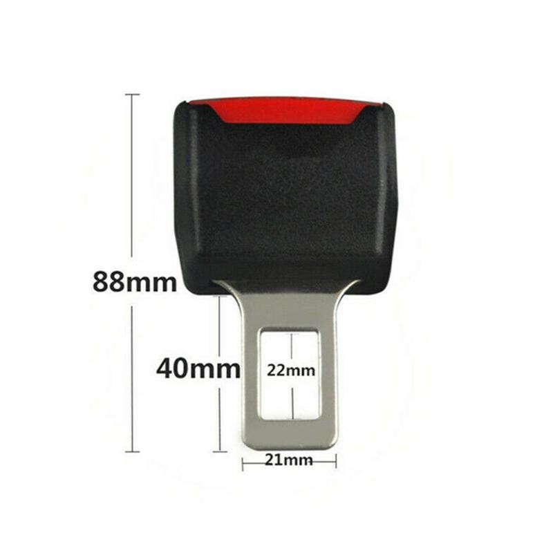 2pcs Thicken universal car safety seat belt plug-in mother converter dual-use belt buckle extende Clip Seatbelt Auto Accessories