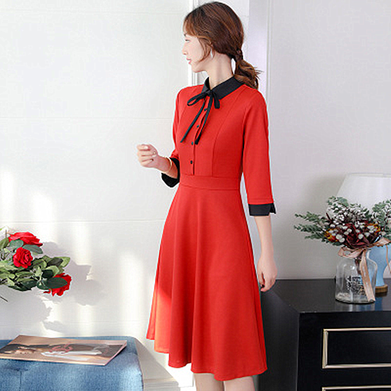 Dressed Fashion 2020 Spring New Women 7 Points Mangoes Solid Color Sewing Size Big Wild Edge Female Dress 3dji L20U, Pink
Dressed Fashion 2020 Spring New Women 7 Points Mangoes Solid Color Sewing Size Big Wild Edge Female Dress 3dji L20U, Pink