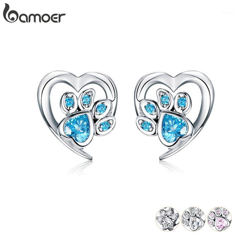 Stud Bamoer Blue Crystal Earrings For Girl Heart Shape CZ Footprint Ear Studs Jewelry Women 2021 Design Bijoux SCE6541
Stud Bamoer Blue Crystal Earrings For Girl Heart Shape CZ Footprint Ear Studs Jewelry Women 2021 Design Bijoux SCE6541