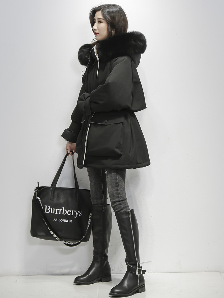 Cotton-padded Jacket Women's Mid-Length New Popular Fashion Winter Jacket Parka 201217