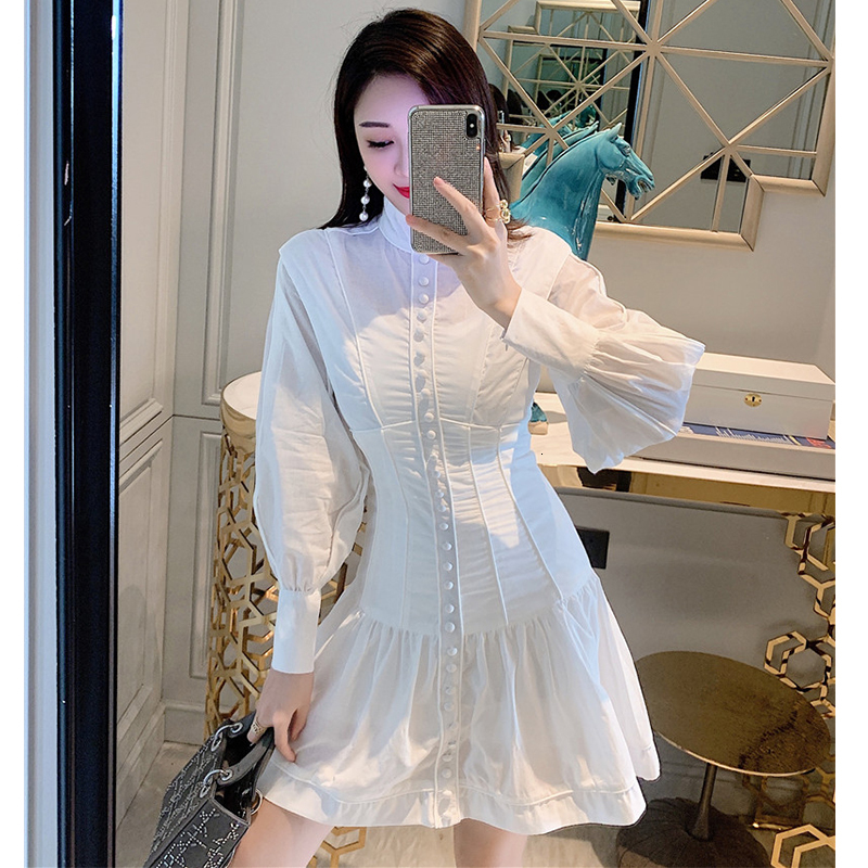 New White Autumn Single-breasted Female Solid Turtleneck Elegant Party Dress Track Woman Complete 2021 Obr6
New White Autumn Single-breasted Female Solid Turtleneck Elegant Party Dress Track Woman Complete 2021 Obr6